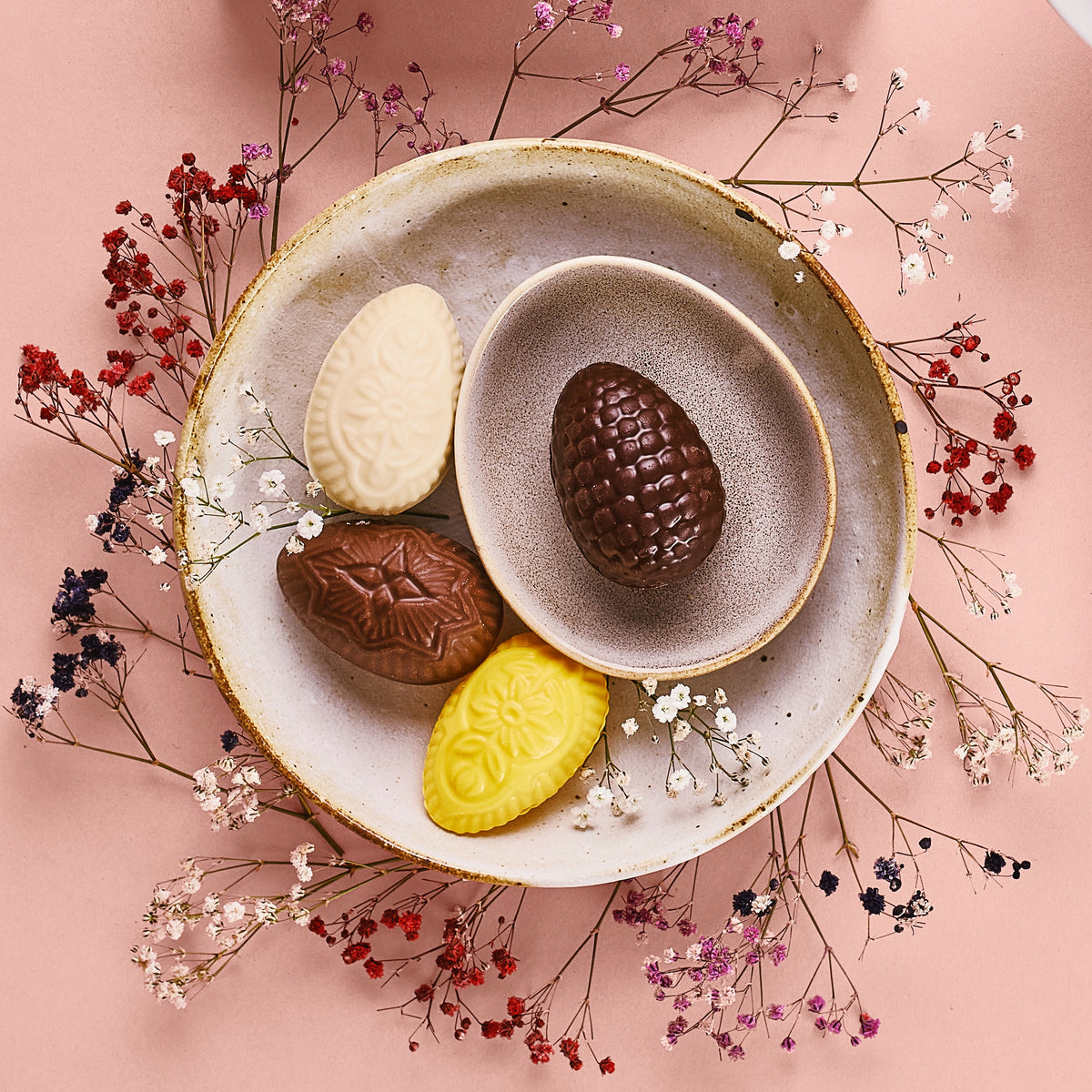 Easter Chocolate Eggs 4 pieces MR. BAKER Egypt