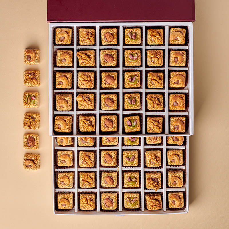Gourmet Nuts Box - 60 Pieces