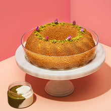 Load image into Gallery viewer, Basbousa Pistachio Lava Bundt
