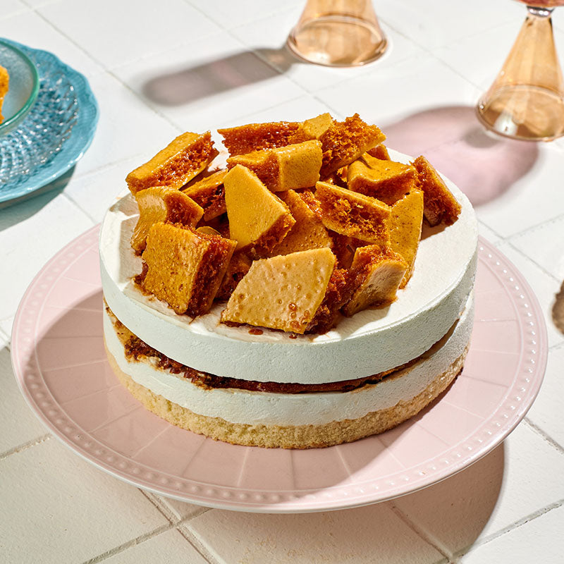 Honeycomb Crunch Gelato Cake - 20 cm