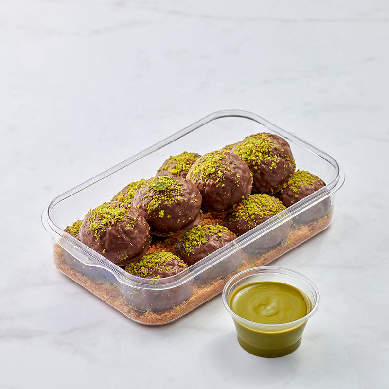 Kunafa Pistachio  & Choux Balls