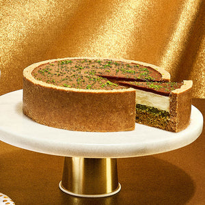 Kunafa Pistachio Chocolate Cheesecake