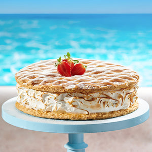 Vanilla Mille-feuille Gelato Cake - 22 cm