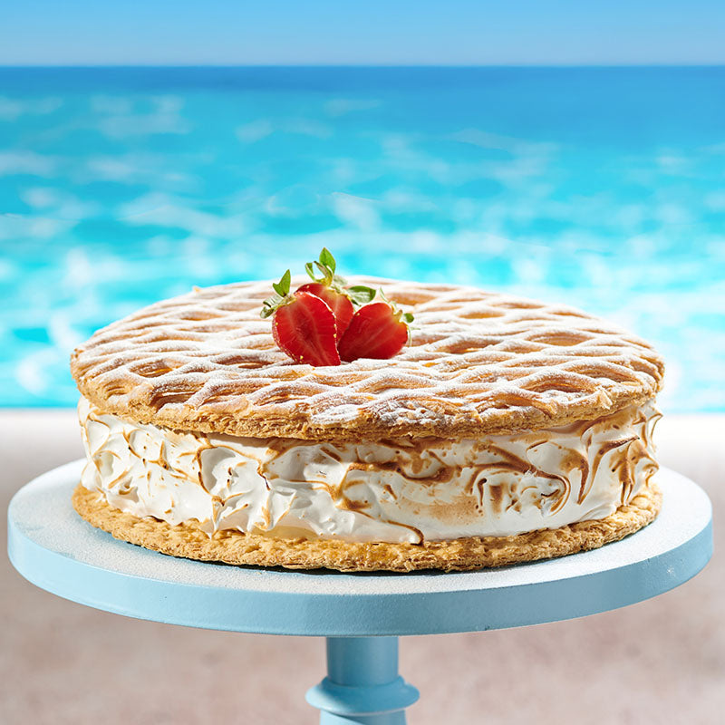 Vanilla Mille-feuille Gelato Cake - 22 cm