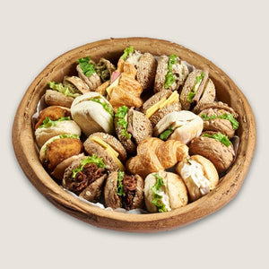Mini Sandwiches Mix - 20 Pieces Bread Basket