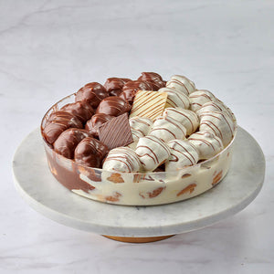Profiterole Milk and White Chocolate Bowl