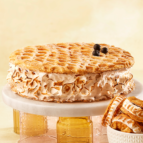 Vanilla Mille-feuille Gelato Cake 
