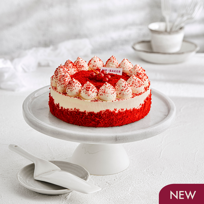 Mr. Baker Classic Red Velvet Cake - 18 cm